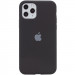 Чохол Silicone Case Full Protective (AA) на Apple iPhone 11 Pro Max (6.5") (Эстетический дефект / Чорний / Black)