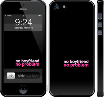 

Чехол no boyfriend no problem для iPhone 5 828533