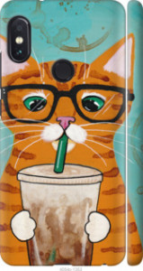 Чехол Зеленоглазый кот в очках для Xiaomi Redmi Note 5 (DC)