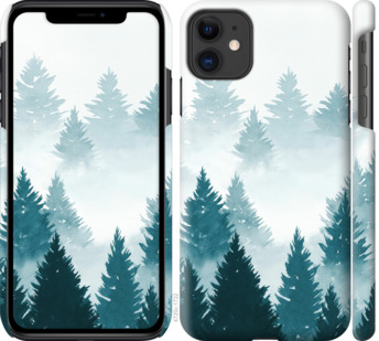 

Чохол Акварельні Ялинки на iPhone 11 862319