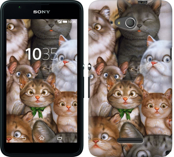 

Чохол коти на Sony Xperia E4g 476520