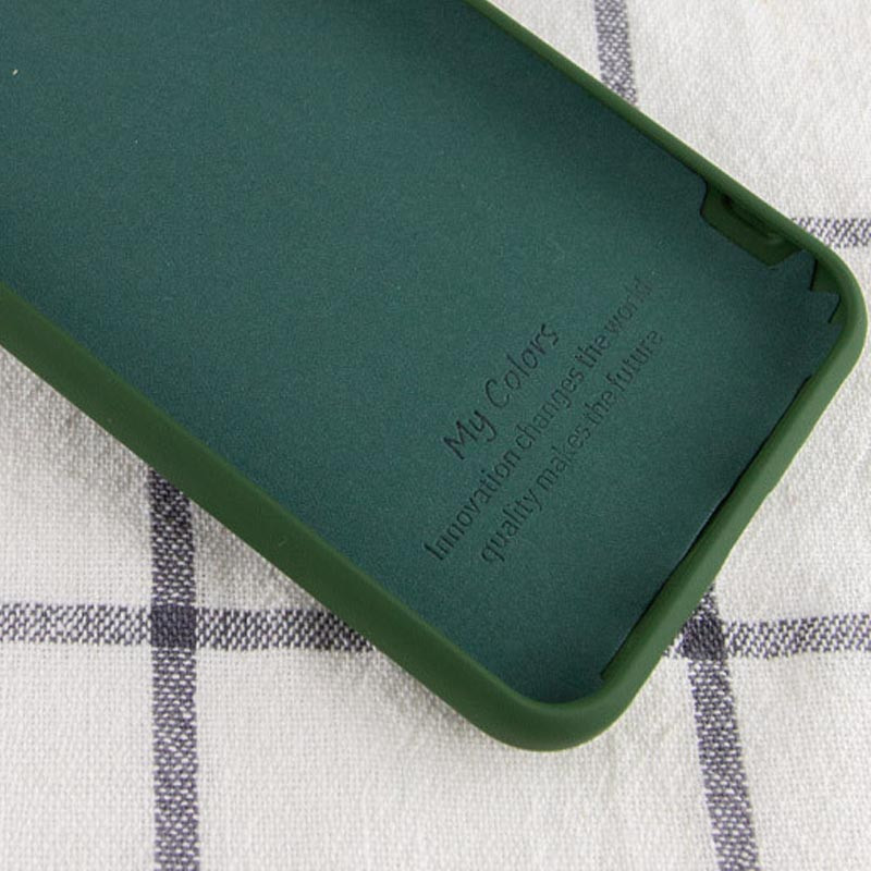Фото Чохол Silicone Cover Full without Logo (A) на Oppo A53 / A32 / A33 (Дефект упаковки / Зелений / Dark Green) на vchehle.ua
