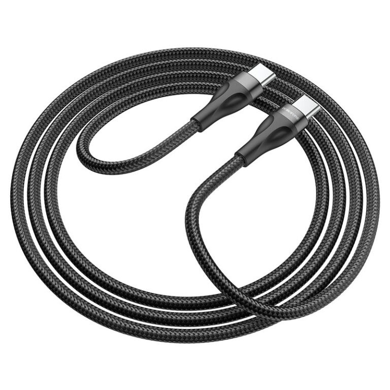 Фото Дата кабель Borofone BX61 Source 60W Type-C to Type-C (1m) (Black) в магазине vchehle.ua