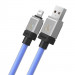 Дата кабель Baseus CoolPlay Series USB to Lightning 2.4A (1m) (CAKW00040) (Blue) в магазине vchehle.ua