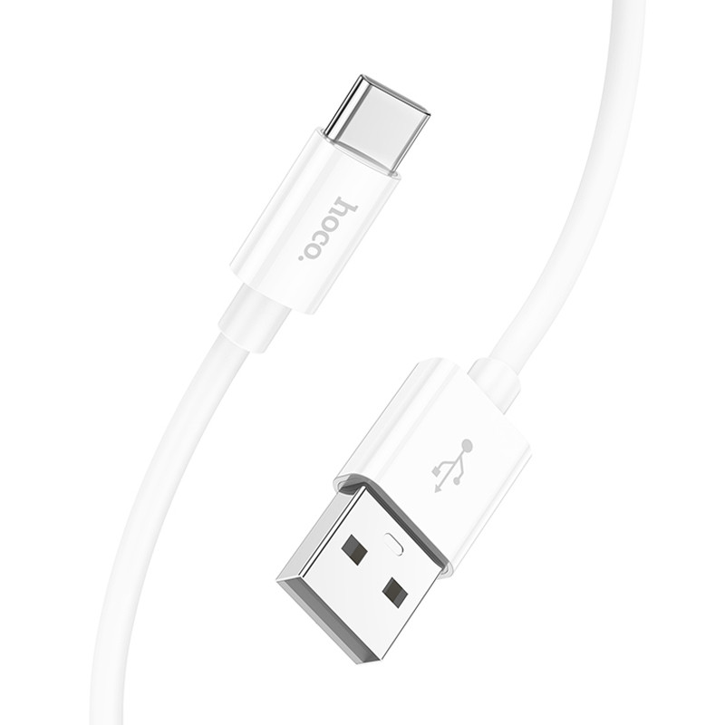 Дата кабель Hoco X87 Magic silicone USB to Type-C (1m) (White) в магазине vchehle.ua