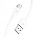 Дата кабель Hoco X87 Magic silicone USB to Type-C (1m) (White) в магазине vchehle.ua