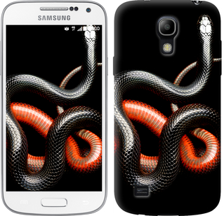

Чохол Червоно-чорна змія на чорному тлі на Samsung Galaxy S4 mini 481957