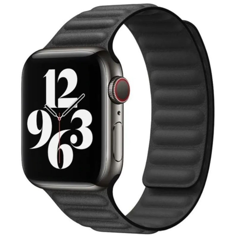 

Шкіряний ремінець Leather Link для Apple watch 42mm/44mm (Чорний / Black) 1212974