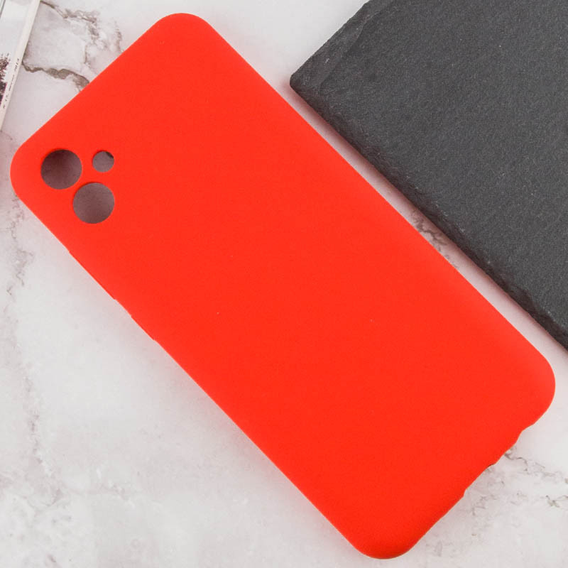 Купити Чохол Silicone Cover Lakshmi Full Camera (AAA) на Samsung Galaxy A04e (Червоний / Red) на vchehle.ua