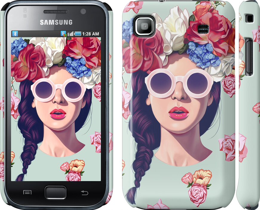 

Чохол Дівчина з квітами на Samsung Galaxy S i9000 95550
