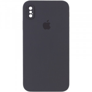 Чехол Silicone Case Square Full Camera Protective (AA) для Apple iPhone XS Max (6.5")