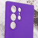 Чехол Silicone Cover Lakshmi Full Camera (AAA) with Logo для Samsung Galaxy S24 Ultra (Фиолетовый / Amethyst) в магазине vchehle.ua