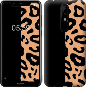 Чохол Плями леопарда на Nokia 5.1 Plus