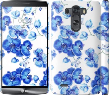 

Чехол Голубые орхидеи для LG D856 Dual G3 725056