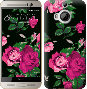 

Чехол Розы на черном фоне для HTC One M9 Plus 546879