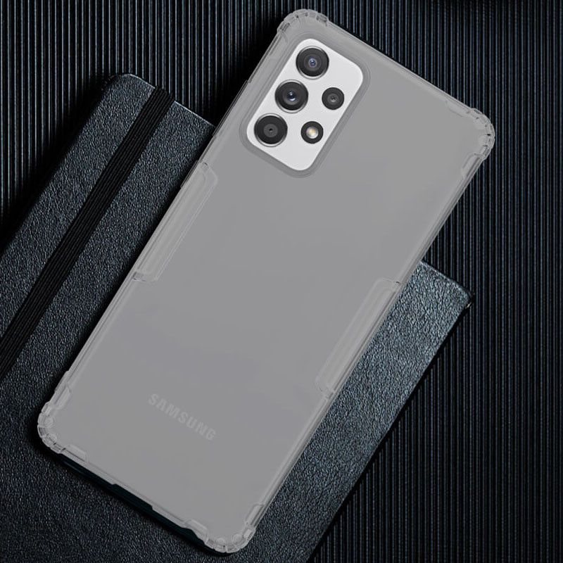Купить TPU чехол Nillkin Nature Series для Samsung Galaxy A52 4G / A52 5G / A52s (Серый (прозрачный)) на vchehle.ua