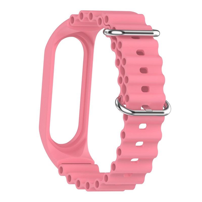 Ремінець Ocean Band для Xiaomi Mi Band 9/8 (Рожевий / Pink) в магазині vchehle.ua
