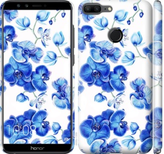 

Чехол Голубые орхидеи для Huawei Honor 9 Lite 725267