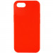 Чехол Silicone Case Full Protective (AA) NO LOGO для Apple iPhone SE (2020) (Красный / Red)