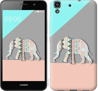 

Чехол Узорчатый слон для Huawei Honor 7i 704195