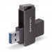 Фото Уценка Флеш-накопитель Usams US-ZB197 USB 3.0 Rotatable High Speed – 128GB (Вскрытая упаковка / Iron-grey) на vchehle.ua