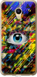 Чехол Абстрактный глаз для Meizu M5s