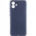 Чехол TPU GETMAN Liquid Silk Full Camera для Samsung Galaxy A04e (Синий / Midnight Blue)
