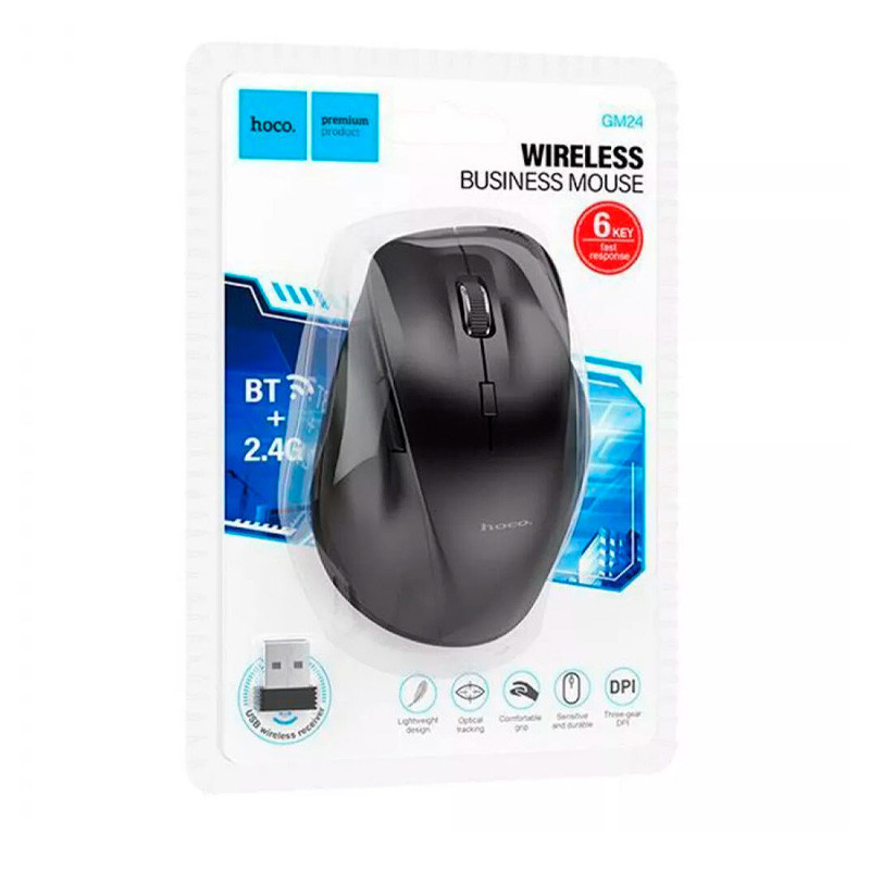 Миша Hoco GM24 Mystic Hoco GM24 Mystic (Black) в магазині vchehle.ua
