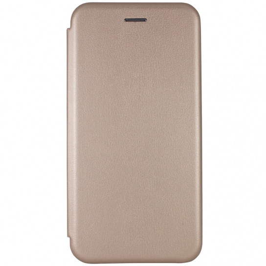 Кожаный чехол-книжка Classy для Samsung Galaxy A10 (A105F) (Золотой)