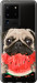 Чехол Мопс и арбуз для Samsung Galaxy S20 Ultra