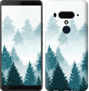 

Чохол Акварельні Ялинки на HTC U12 Plus 862478