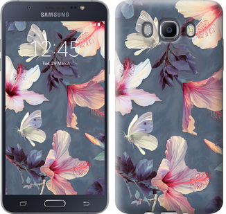 

Чехол Нарисованные цветы для Samsung Galaxy J7 (2016) J710F 596133