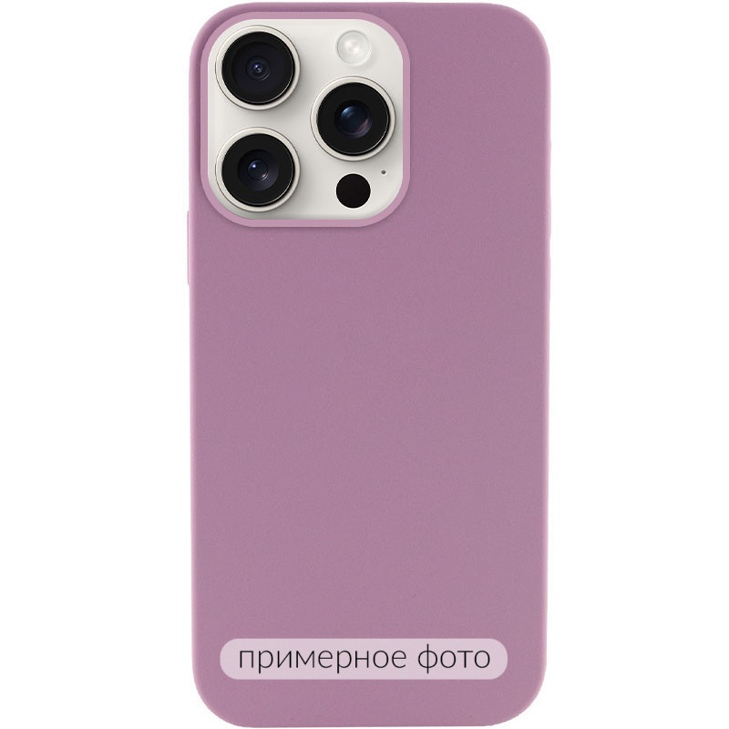 Чехол Silicone Case Full Protective (AA) NO LOGO для Apple iPhone 17 (6.3") (Лиловый / Lilac Pride)