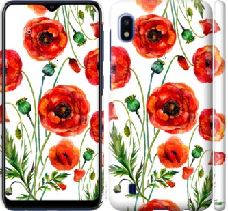 

Чехол Нарисованные маки для Samsung Galaxy A10 2019 A105F 743770