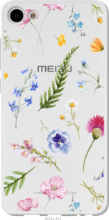 

Чехол Цветочный фон v2 для Meizu U10 1440128