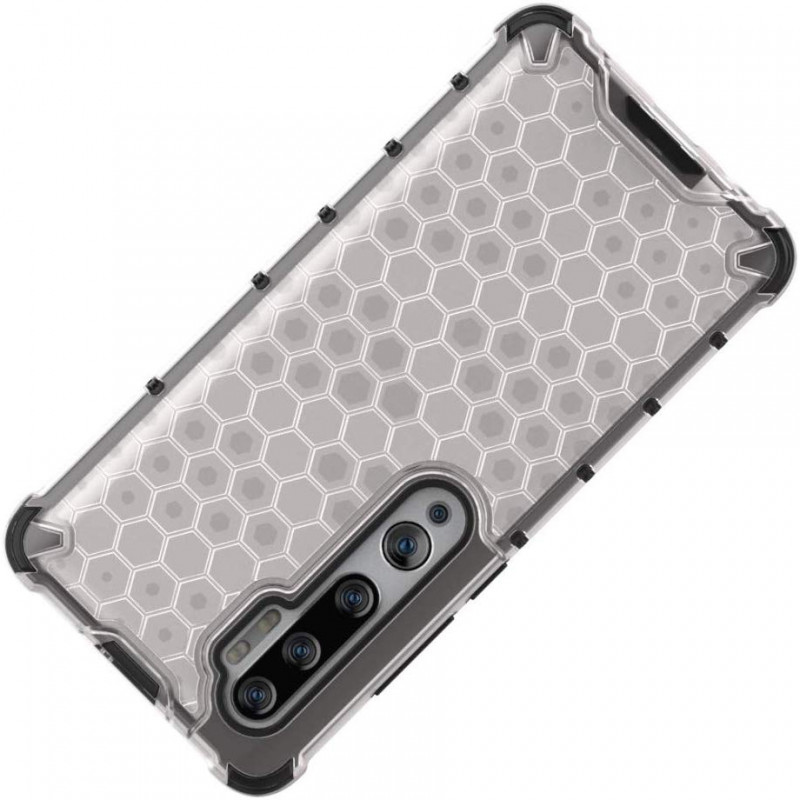 Фото Ударопрочный чехол Honeycomb для Xiaomi Mi Note 10 / Note 10 Pro / MI CC9 Pro (Прозрачный) в магазине vchehle.ua