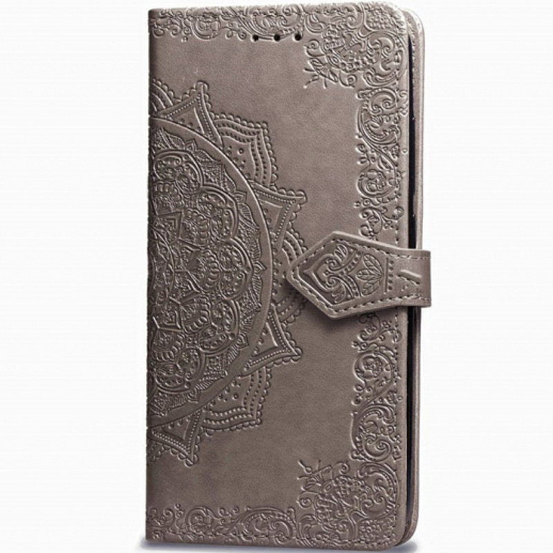 

Кожаный чехол (книжка) Art Case с визитницей для Xiaomi Mi Max 3 (Серый) 687384