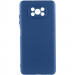 Чохол Silicone Cover Lakshmi Full Camera (A) на Xiaomi Poco X3 NFC / Poco X3 Pro (Синій / Navy Blue)