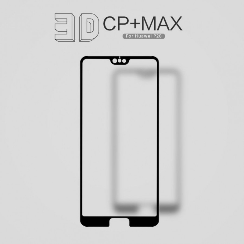 Захисне скло Nillkin (CP + max 3D) на Huawei P20