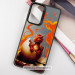 Фото TPU+PC чехол TakiTaki Fantasy magic glow для Apple iPhone 14 Pro Max (6.7") (Fire dragon - Black) в магазине vchehle.ua