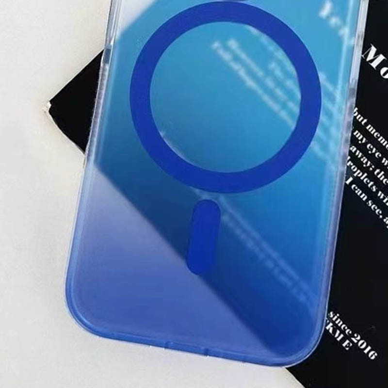 Фото Чехол TPU+PC Phantom with Magnetic Safe для Apple iPhone 16 (6.1") (Blue) на vchehle.ua