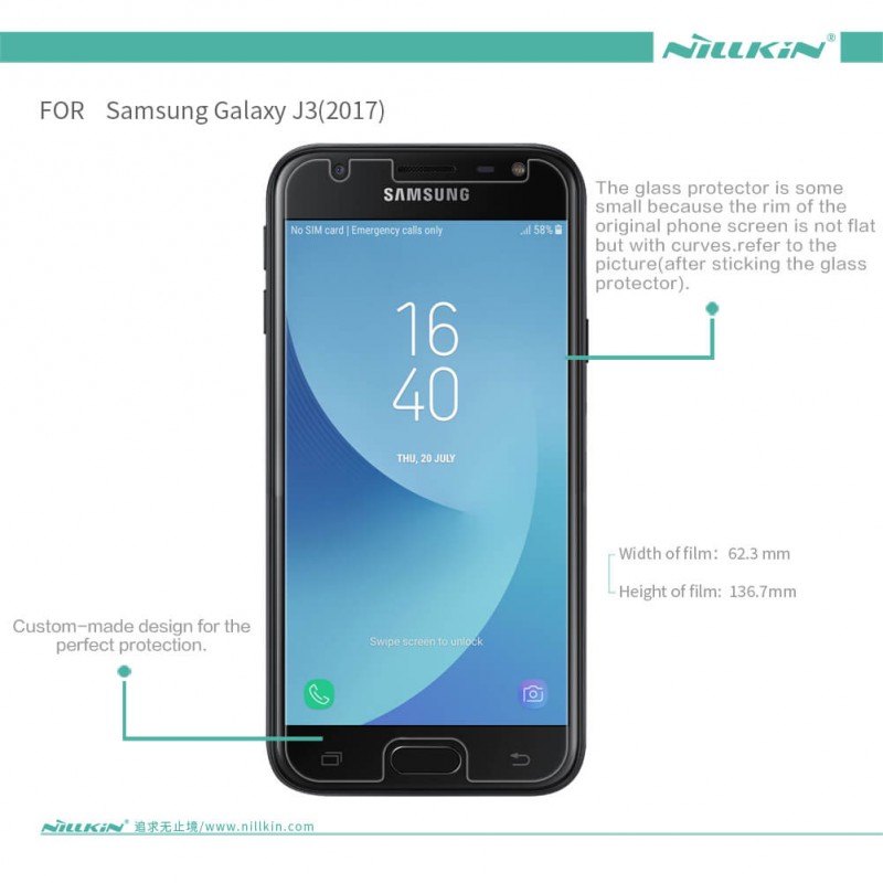 Фото Защитная пленка Nillkin Crystal для Samsung J330 Galaxy J3 (2017) в магазине vchehle.ua