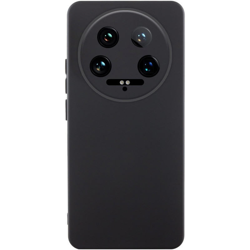 Чохол Silicone Cover Lakshmi Full Camera (AA) на Xiaomi 14 Ultra (Чорний / Black)