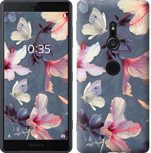 

Чехол Нарисованные цветы для Sony Xperia XZ2 H8266 599852