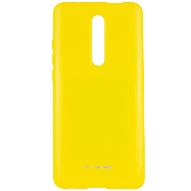 

TPU чехол Molan Cano Glossy для Xiaomi Redmi K20 (Желтый) 709230