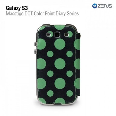 Купить Кожаный чехол Zenus Masstige Dot Color Point Diary Series для Samsung i9300 Galaxy S3 на vchehle.ua