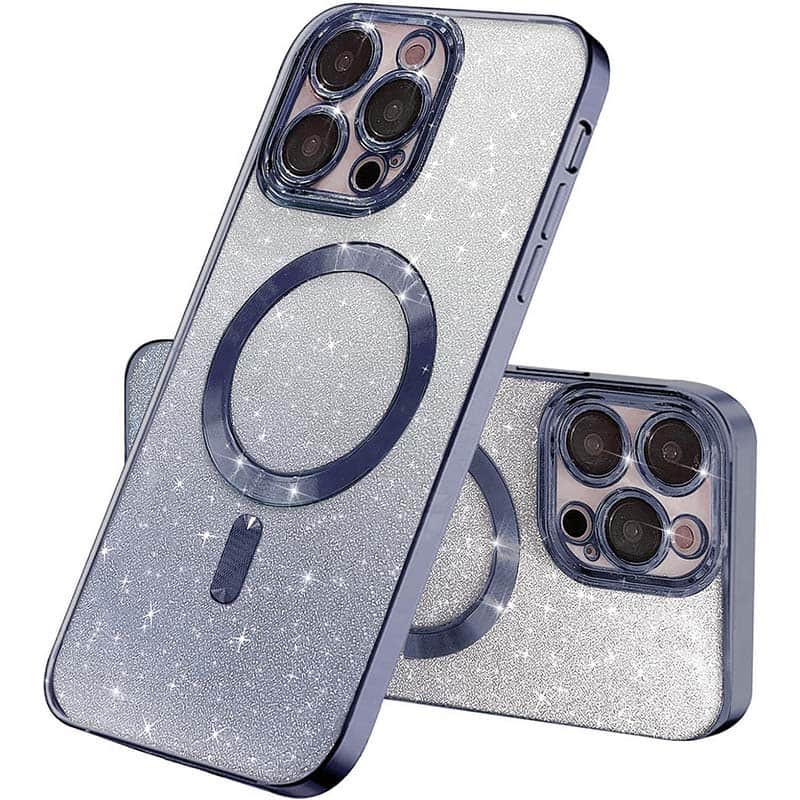 TPU чехол Delight case with Magnetic Safe с защитными линзами на камеру для Apple iPhone 12 Pro (6.1") (Серый / Lavender Gray)