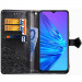 Купить Кожаный чехол-книжка Art Case с визитницей для Realme 5 / 6i (Черный) на vchehle.ua