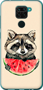 

Чехол Енотик с арбузом для Xiaomi Redmi Note 9 932155