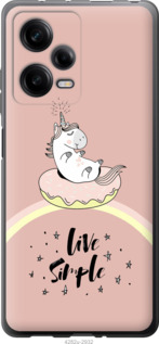 

Чехол Единорожка в пончике для Redmi Note 12 Pro 5G 1559927